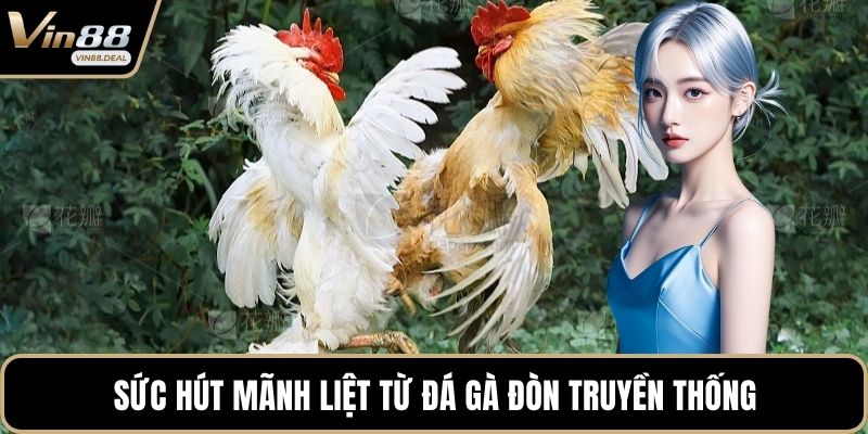 Sức hút mãnh liệt từ đá gà đòn truyền thống